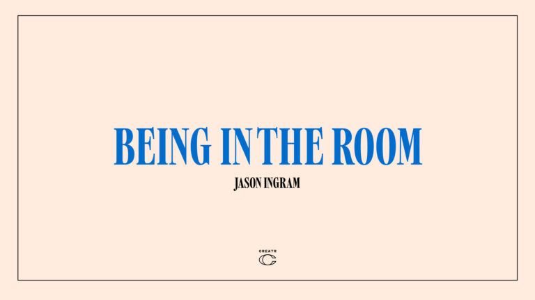 Being in the Room with Jason Ingram